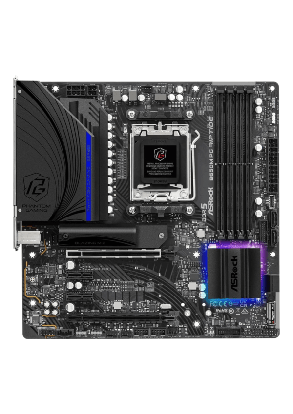 Asrock B650M PG Riptide AMD AM5 DDR5 Micro ATX - Image 2