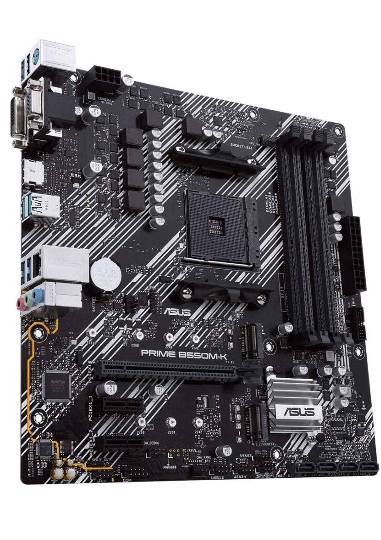 Asus Prime B550M-K AMD AM4 DDR4 Micro ATX