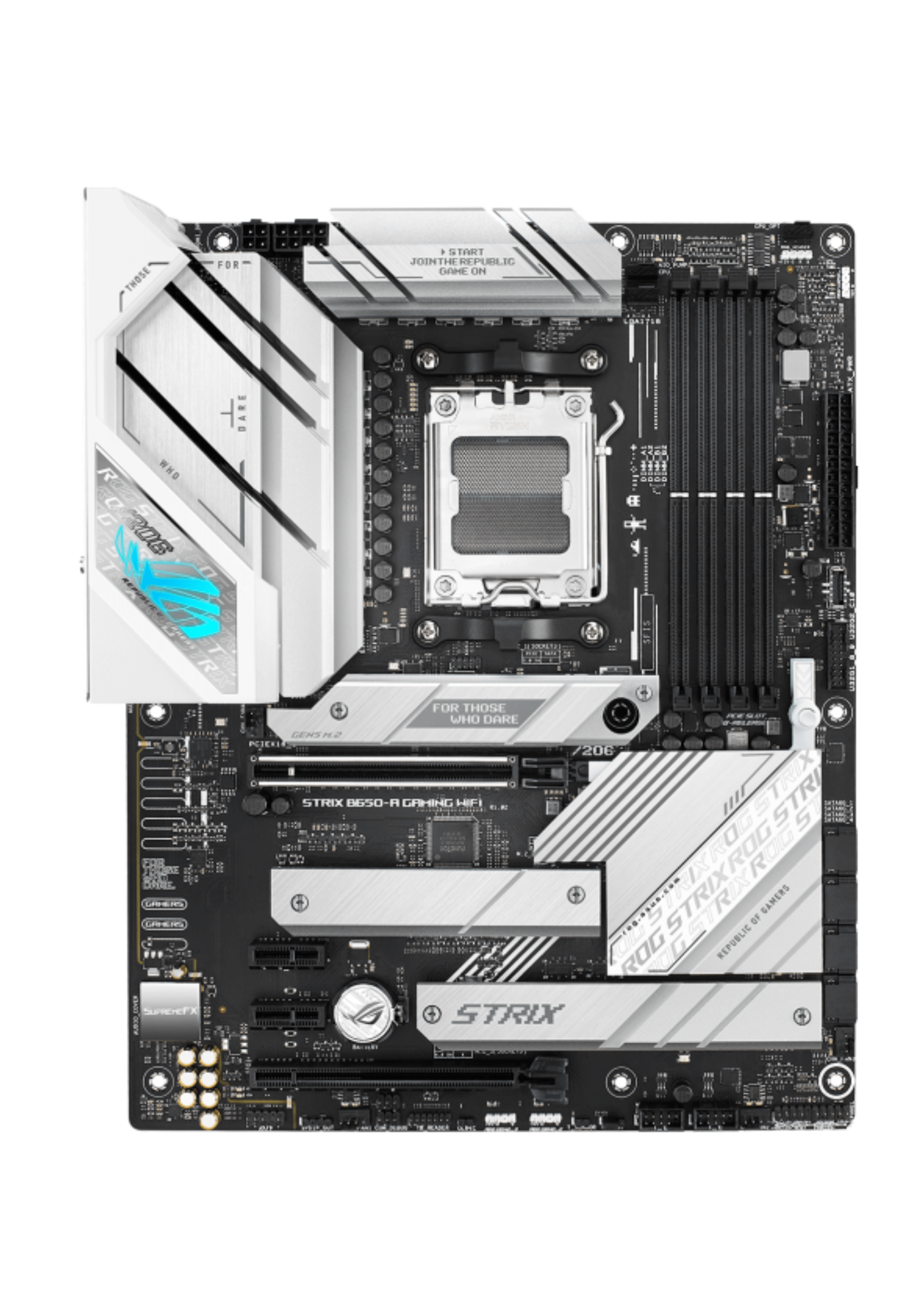 Asus Rog Strix B650-A Gaming Wi-Fi AMD AM5 DDR5 ATX White