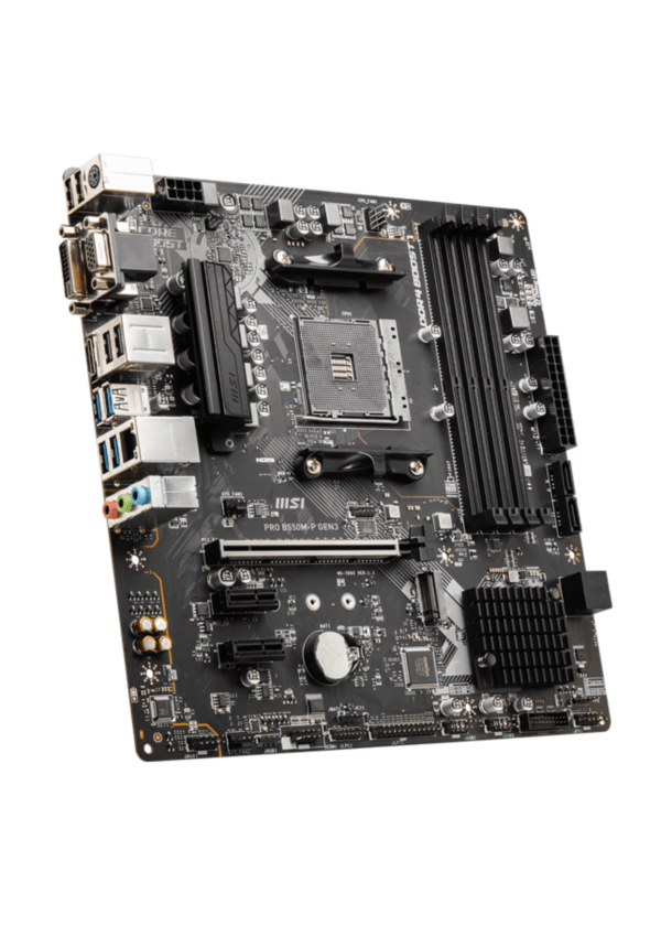 MSI Pro B550M-P AMD AM4 DDR4 Micro ATX - Image 4