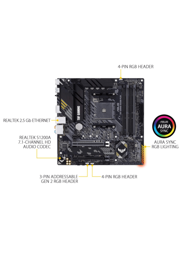 Asus Tuf Gaming B550M-PLUS AMD AM4 DDR4 Micro ATX - Image 3