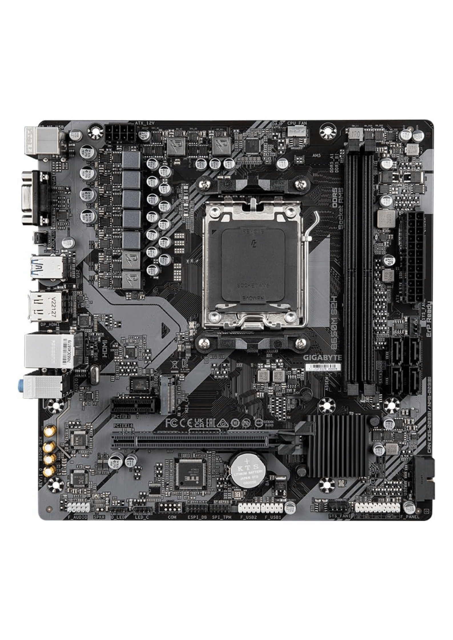 Gigabyte B650M S2H AMD AM5 DDR5 Micro ATX