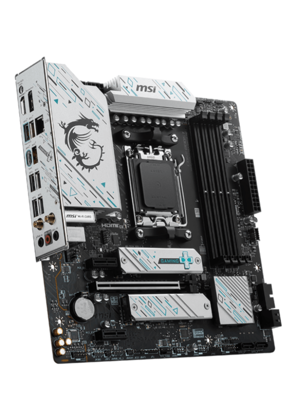 MSI B650M Gaming Plus Wi-Fi AMD AM5 DDR5 Micro ATX White - Image 4