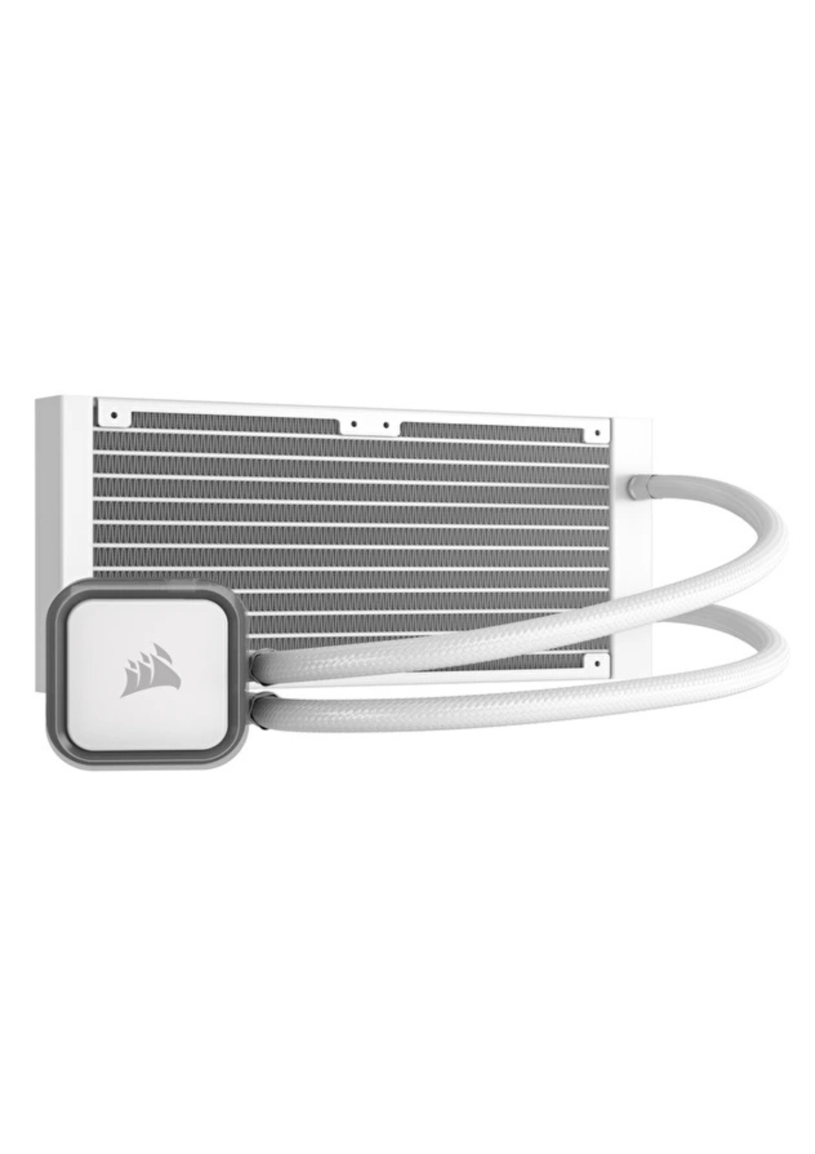 CORSAIR iCUE H100i RGB ELITE 240mm Liquid CPU Cooler White