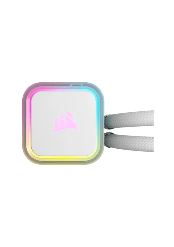 CORSAIR iCUE H150i ELITE ARGB 360mm White - Image 3