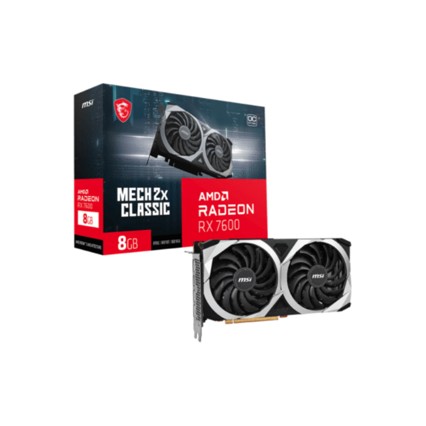 (USED) <br> MSI RADEON RX 7600 MECH 2X CLASSIC 8G OC