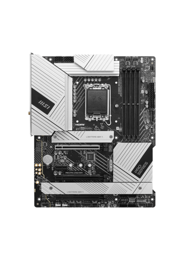 MSI PRO Z790-A MAX WIFI LGA1700 DDR5 Motherboard - Image 2