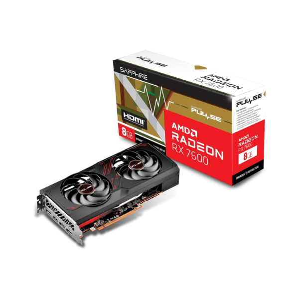 (USED) <br> Sapphire Amd Radeon RX 7600 Pulse 8GB