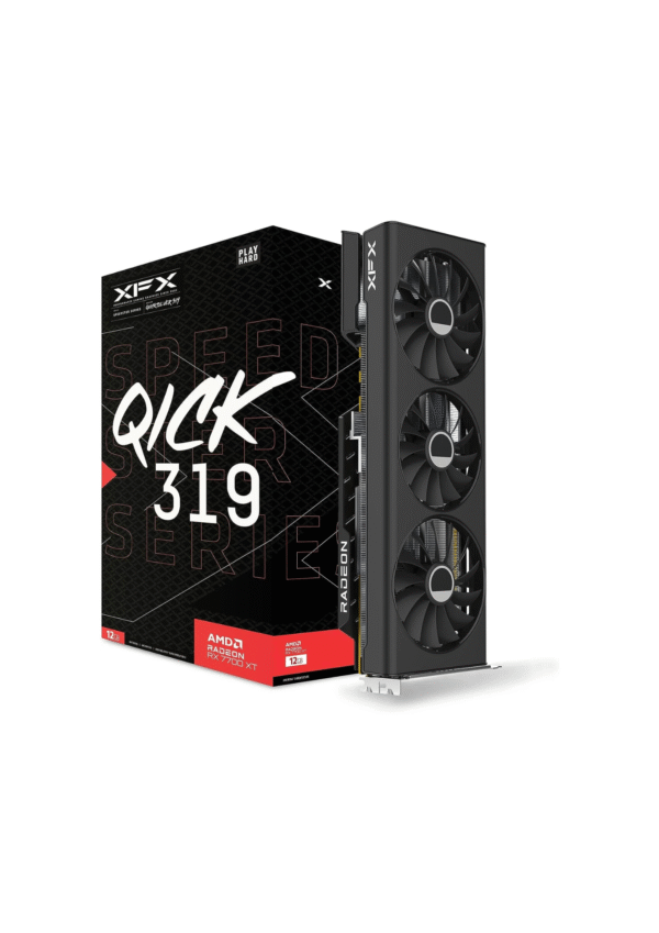(USED) <br> XFX RX 7700 XT Speedster Qick 319 XT Black 12GB