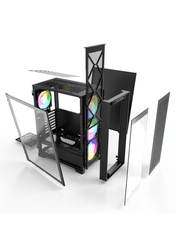 Montech Air 1000 Premium Black Gaming Case - Image 5