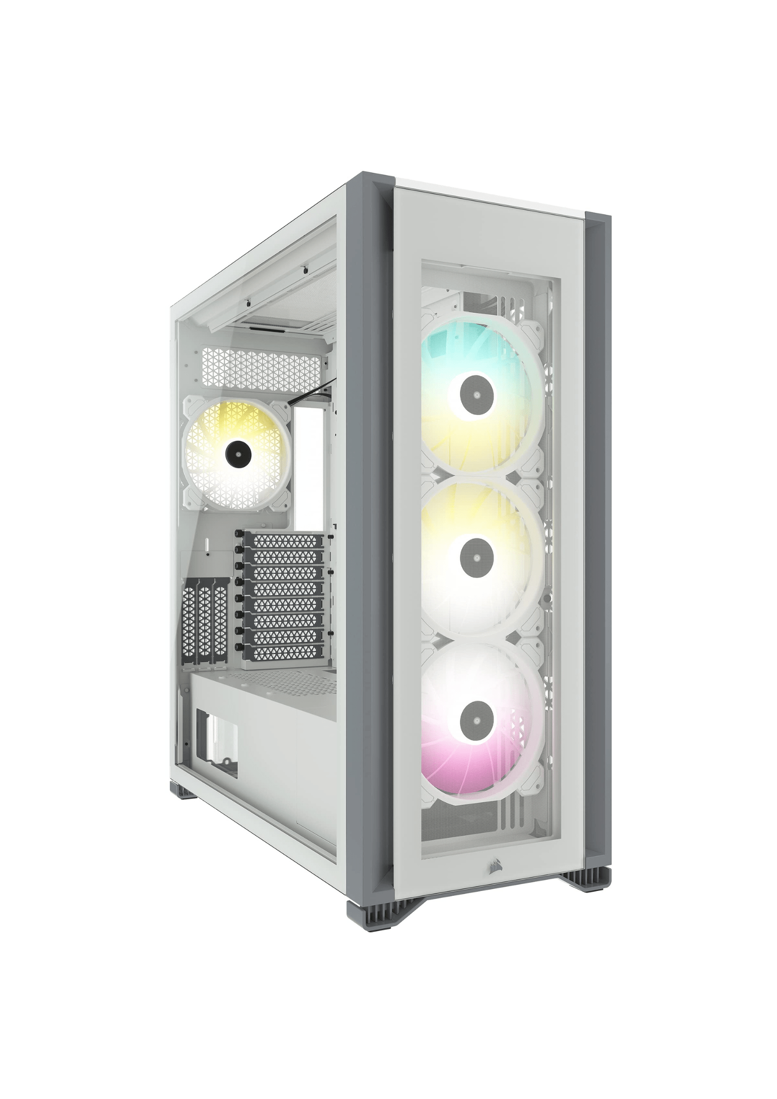 CORSAIR iCUE 7000X RGB Tempered Glass White Gaming Case