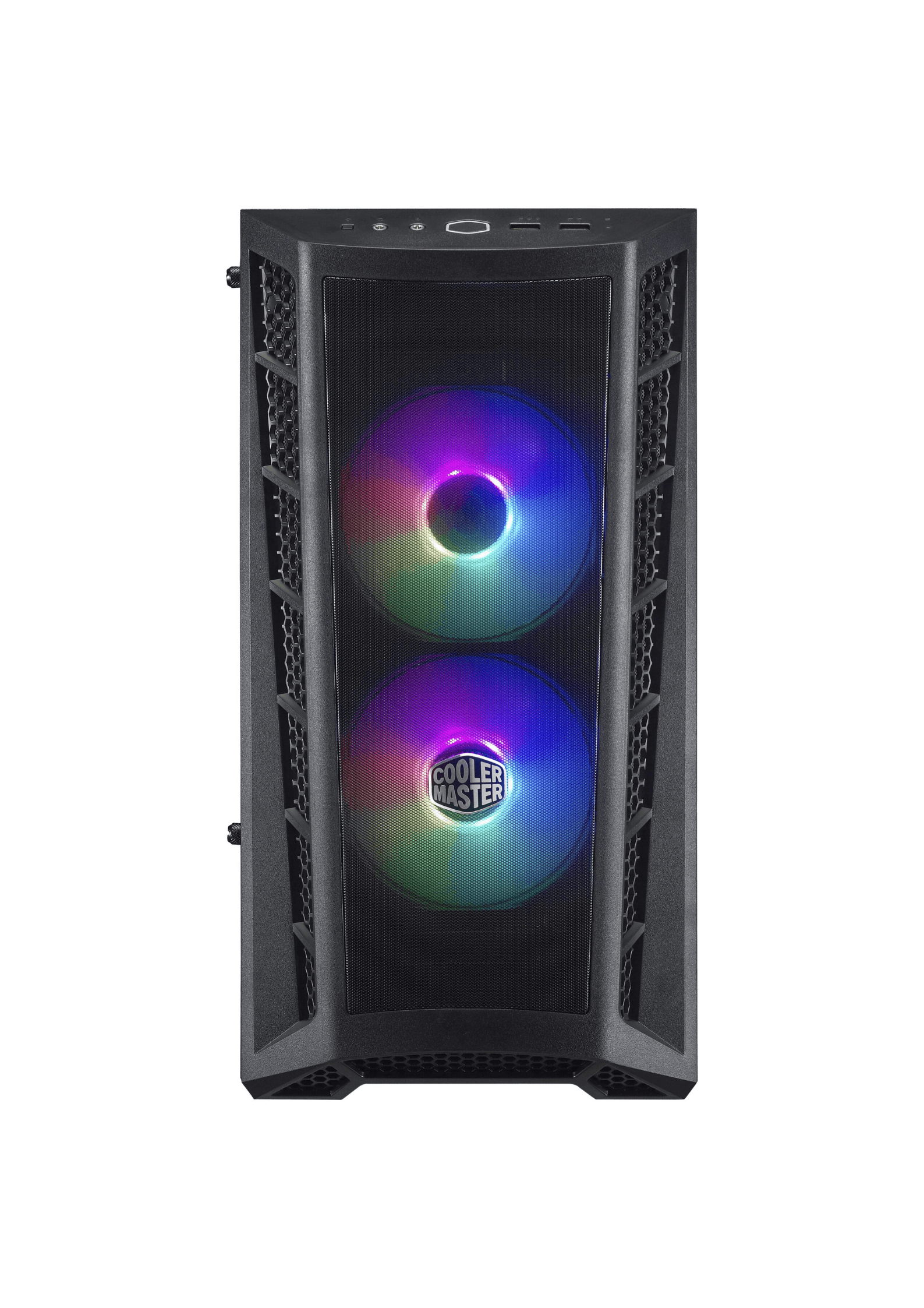 CoolerMaster MasterBox BM311L ARGB Black Mini-Tower Gaming Case