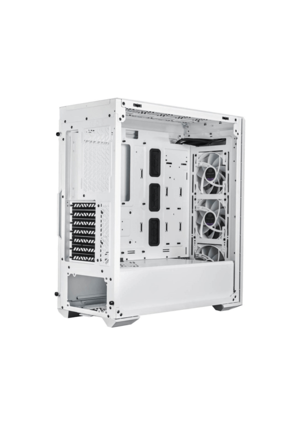 CoolerMaster MasterBox 520 Mesh ARGB White Gaming Case - Image 3