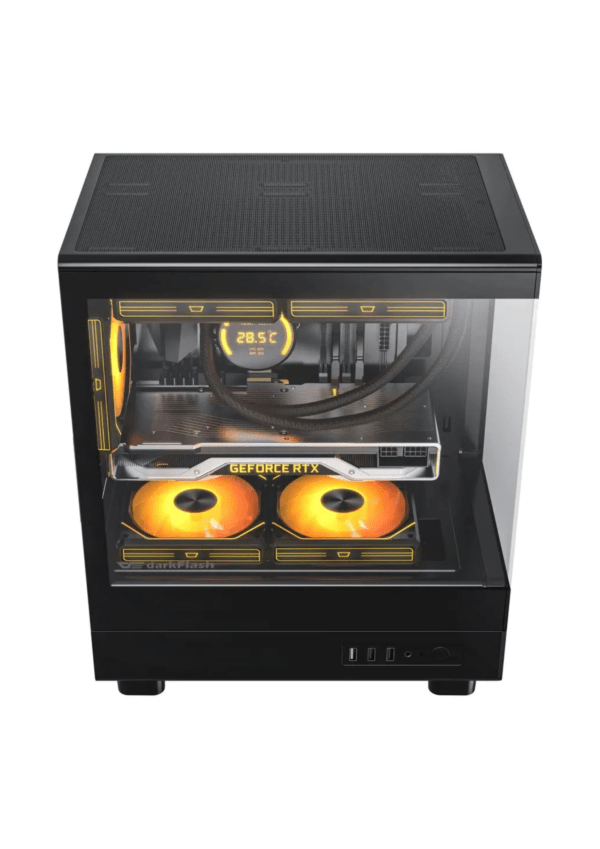 darkFlash DB330M ARGB Black Gaming Case - Image 4