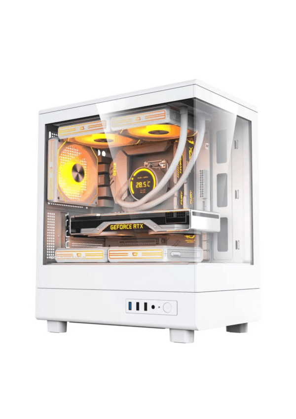 darkFlash DB330M ARGB White Gaming Case