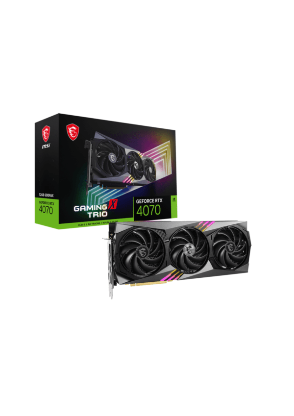(NEW) <br> MSI GeForce RTX 4070 GAMİNG X TRİO 12GB