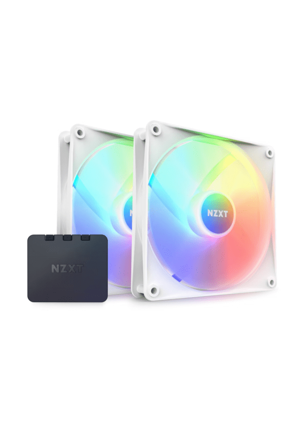 NZXT F140 RGB Core White 14 cm 2-Pack Case Fan