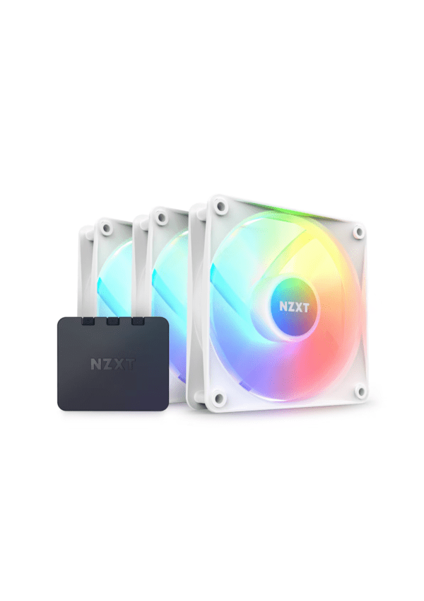 NZXT F120 RGB Core White 12cm 3-Way Case Fan