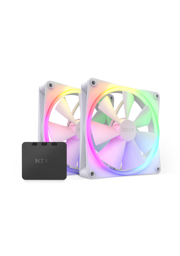 NZXT F140 RGB DUO 14 cm 2-Pack White Case Fan