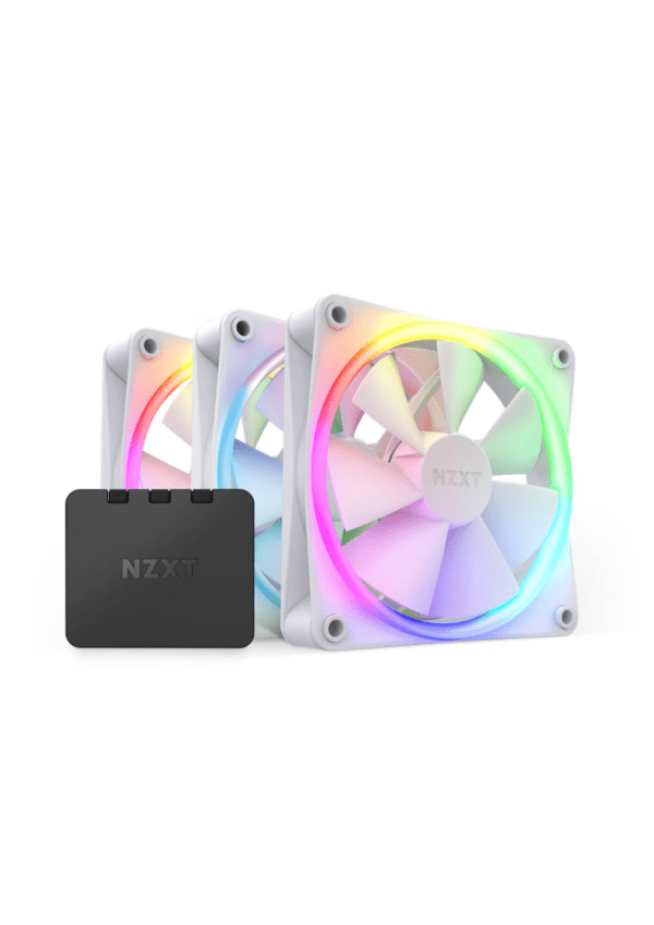 NZXT F120 RGB White 12 cm 3-Way Case Fan