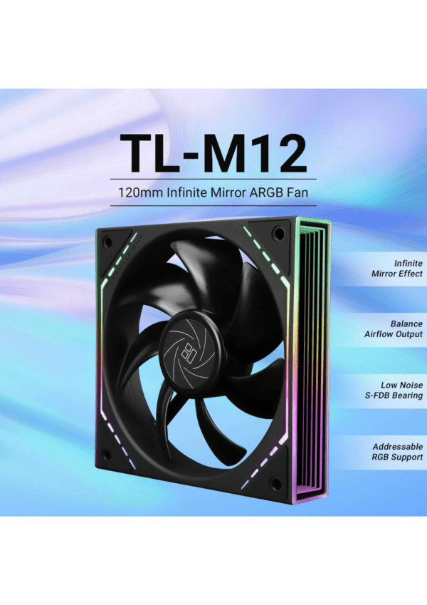 Thermalright TL-M12 CPU Fan 120mm Case Cooling Fan ARGB - Image 3