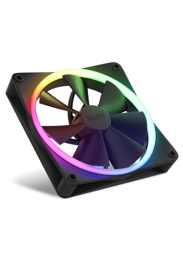 NZXT F140 RGB DUO 14 cm 2-Pack Black Case Fan - Image 2