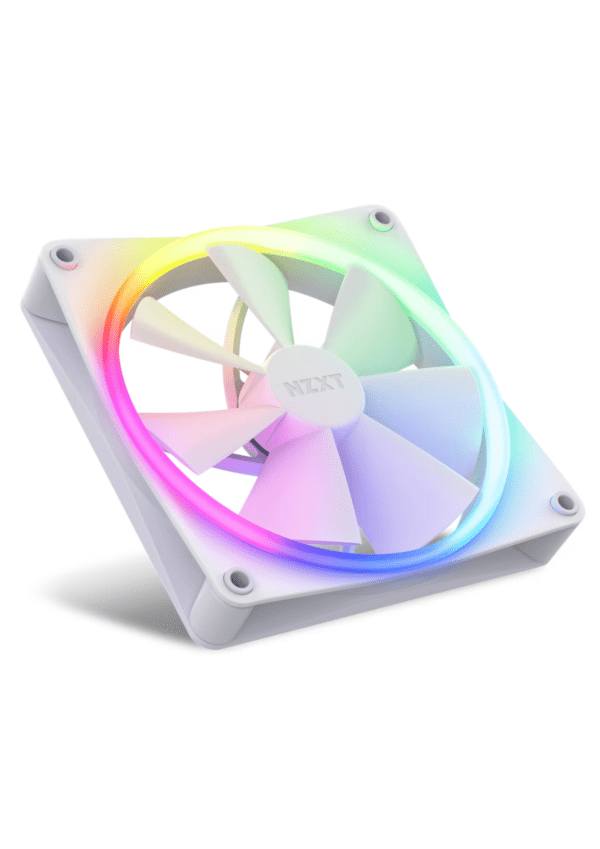 NZXT F140 RGB DUO 14 cm 2-Pack White Case Fan - Image 2