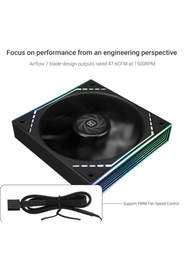 Thermalright TL-M12 CPU Fan 120mm Case Cooling Fan ARGB - Image 5