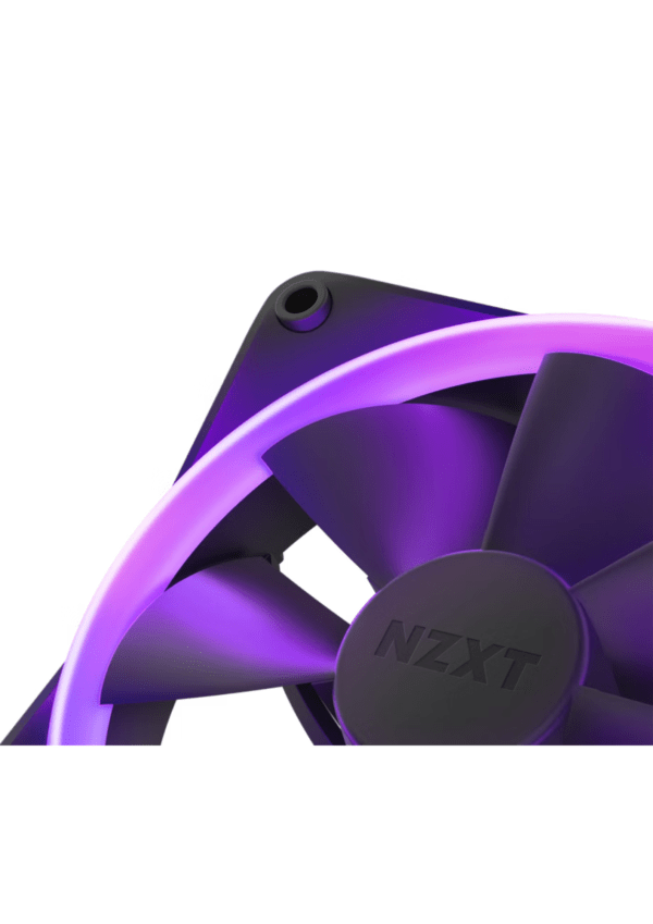 NZXT F140 RGB DUO 14 cm 2-Pack Black Case Fan - Image 3