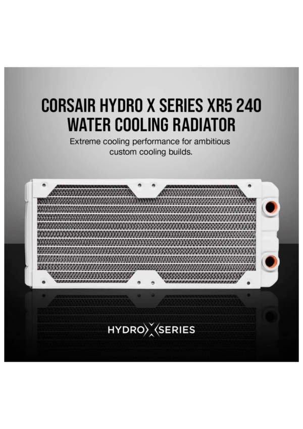 Corsair XR5 280 CX Liquid Cooling Radiator White - Image 2