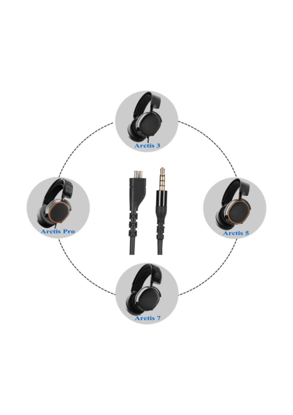 Replacement Audio Cable For Arctis 3/5/7/Pro - Image 3