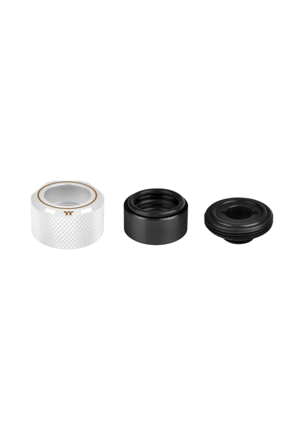 Thermaltake 4 Build-In O-Rings C-ProG1/4 PETG 16mm OD Compression Fitting (White) - Image 3