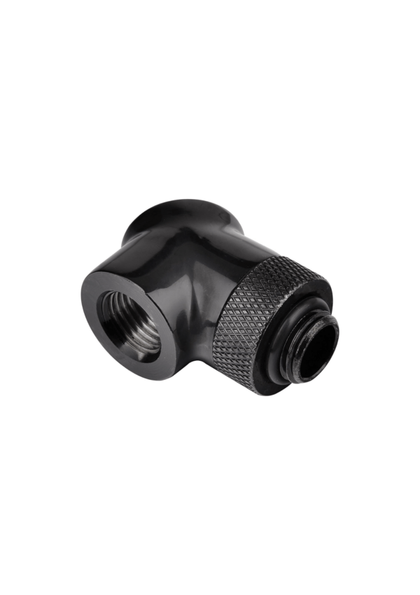 Thermaltake Brass 90 Degree Fitting CL-W052-CU00BL-A (Black) - Image 3