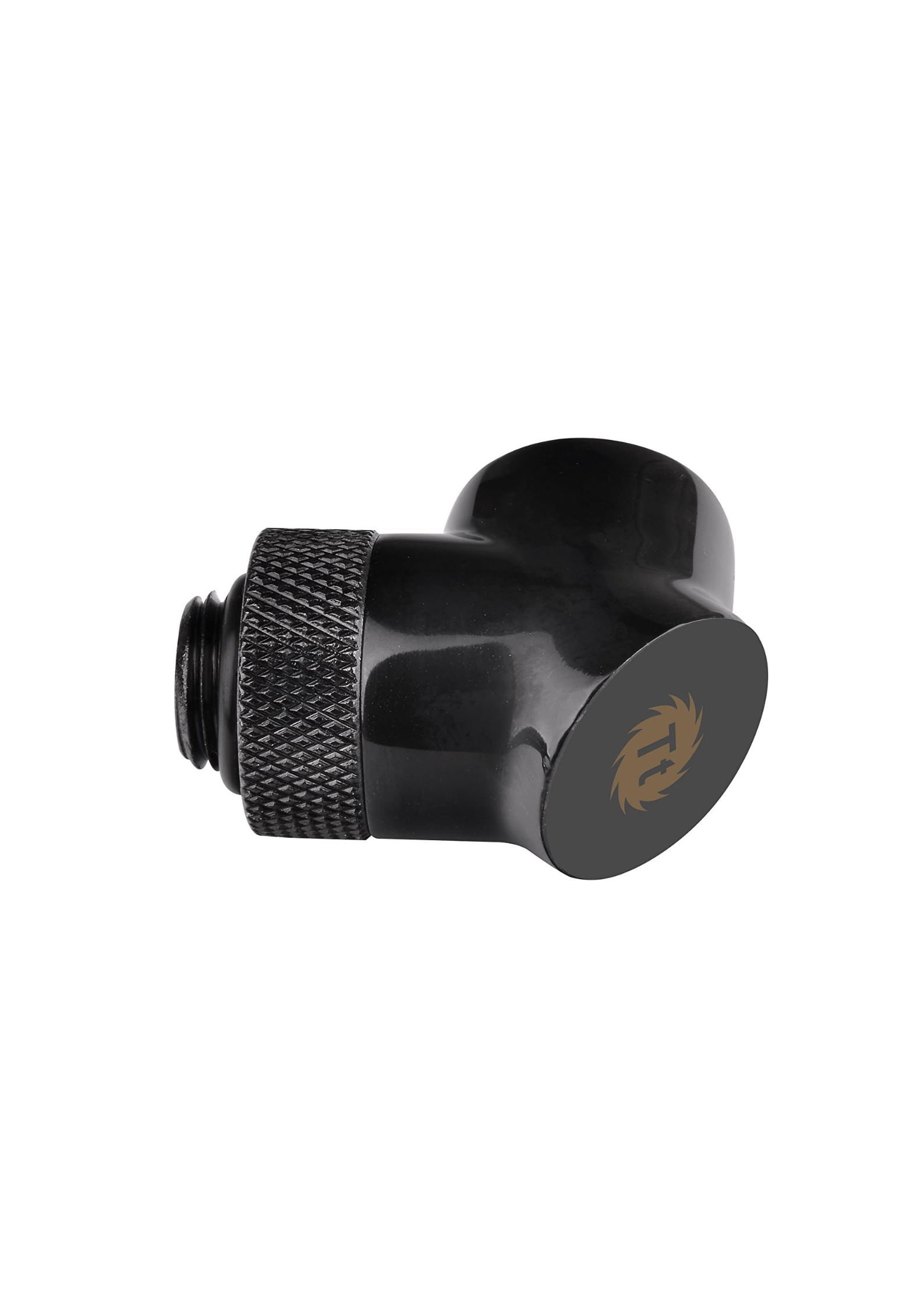 Thermaltake Brass 90 Degree Fitting CL-W052-CU00BL-A (Black)