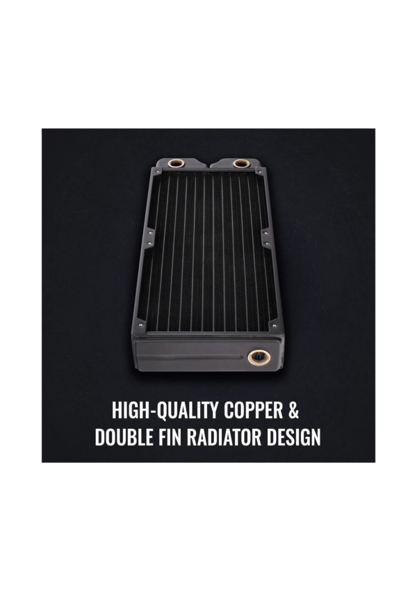 Thermaltake Pacific DIY CLD240 40mm Thick High-Density Double Micro Fins Copper Radiator - Image 2