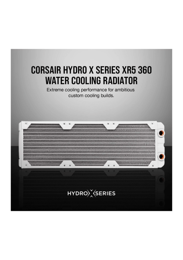 Corsair Hydro X Series, XR5 360 mm Water Cooling Radiator <br> (White) - Image 2