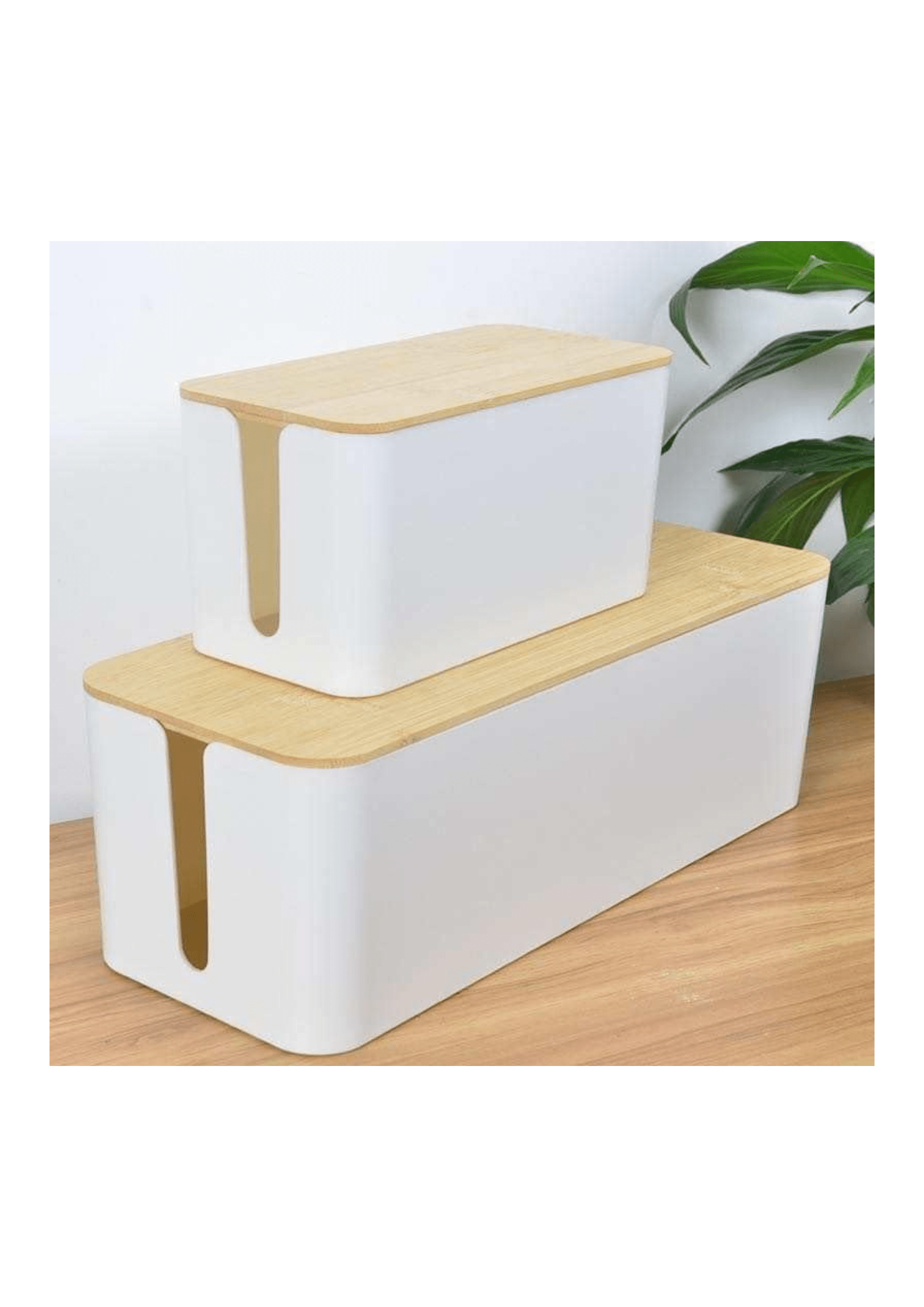 White Cable Management Box Set (XLarge+Large)