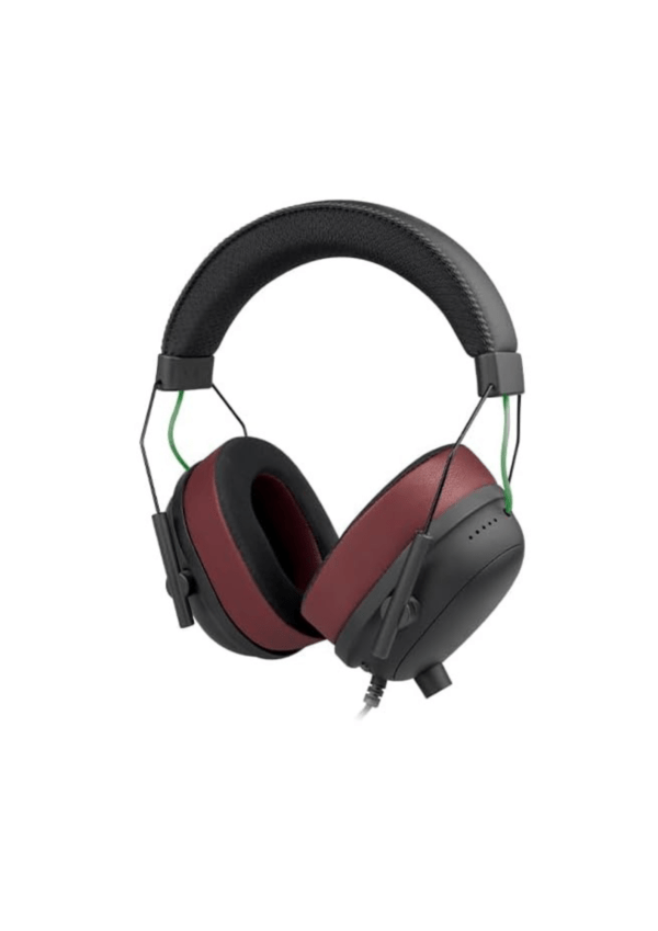 SOULWIT Razer BlackShark V2/V2 Pro Black-Burgundy EarPads with Cooling Gel - Image 2