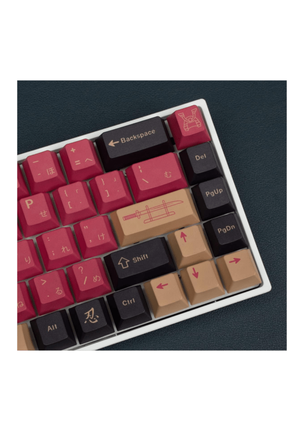 Sumgsn Red Samurai PBT Keycaps 129 Keys - Image 5