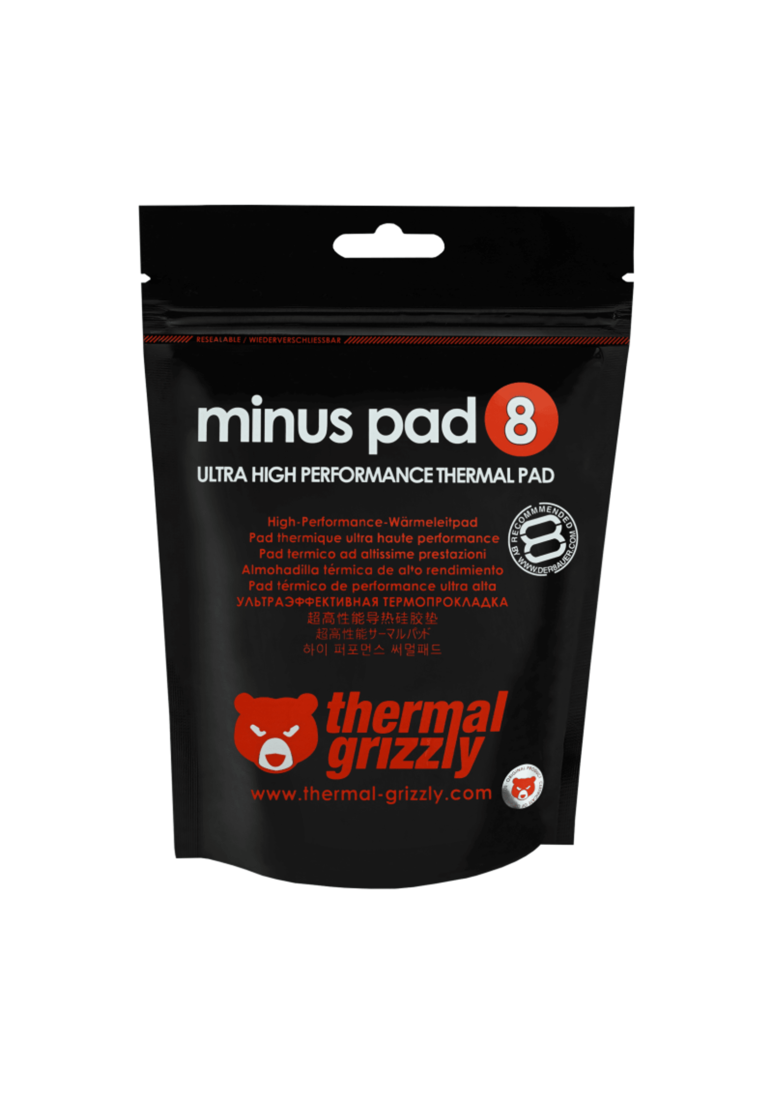 Thermal Grizzly Minus Pad 8 2mm Thermal Pad (30x30 mm)