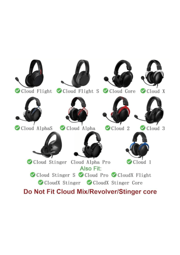 SOULWIT Hyperx Black EarPads with Cooling Gel - Image 4