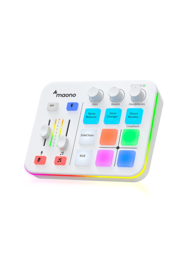 Maonocaster G1 NEO White Audio Mixer - Image 2