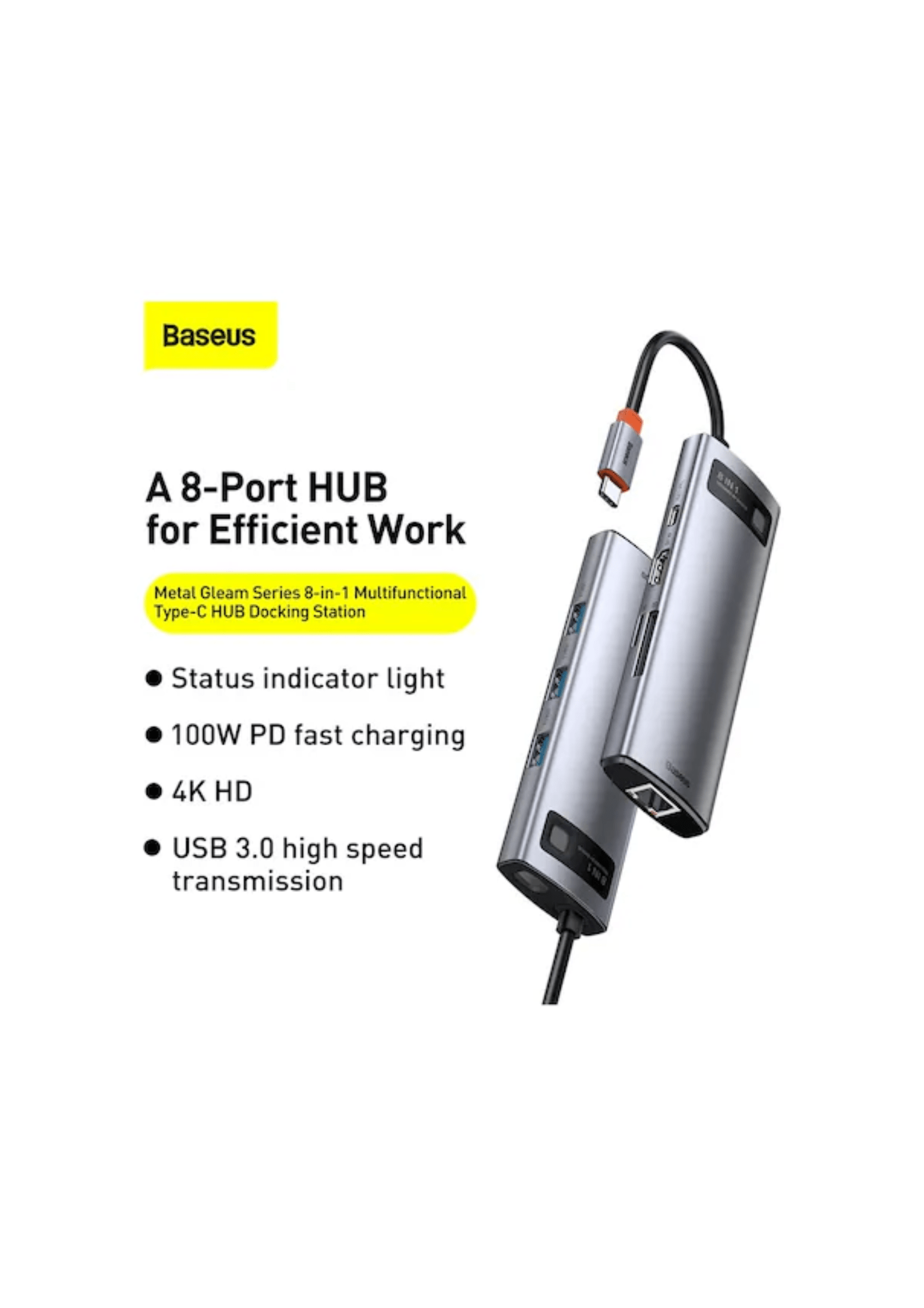 Baseus 8 in one USB C HUB