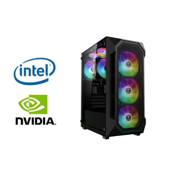 Intel i5-14400f // RTX 3070 // 16GB RAM DDR5 - Black Custom Build