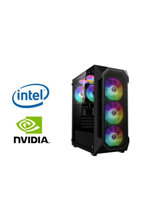 Intel i5-14400f // RTX 3070 // 16GB RAM DDR5 - Black Custom Build
