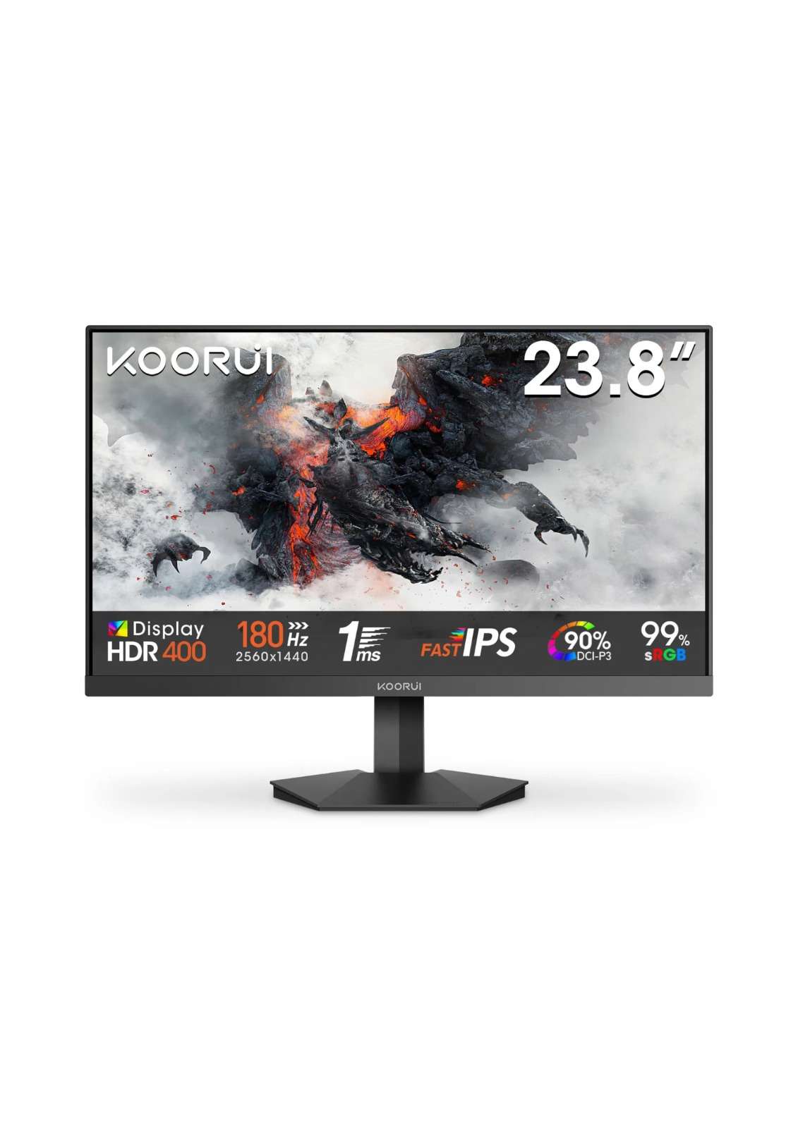 KOORUI G2421V "24" 2K 180Hz QHD Gaming Monitor