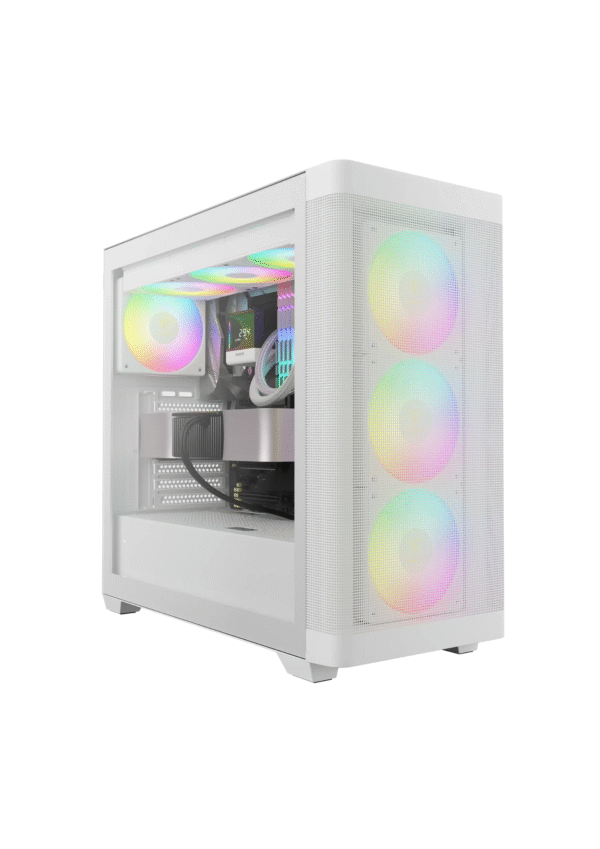 Gamdias Athena M3 ARGB Mid Tower White Gaming Case