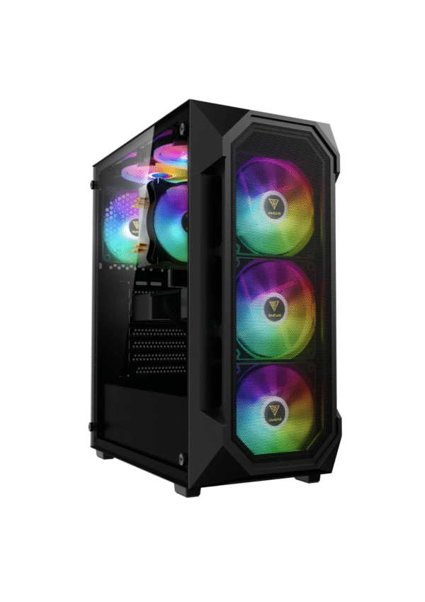 Gamdias Aura GC1 Elite ARGB Mid Tower Black Gaming Case