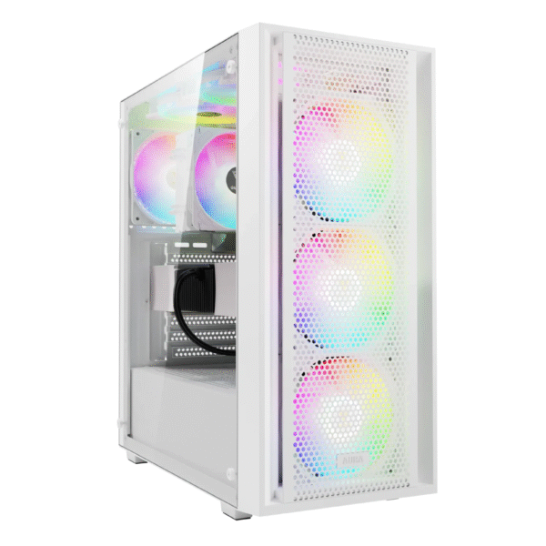 Gamdias Aura GC2 Elite ARGB Mid Tower White Gaming Case
