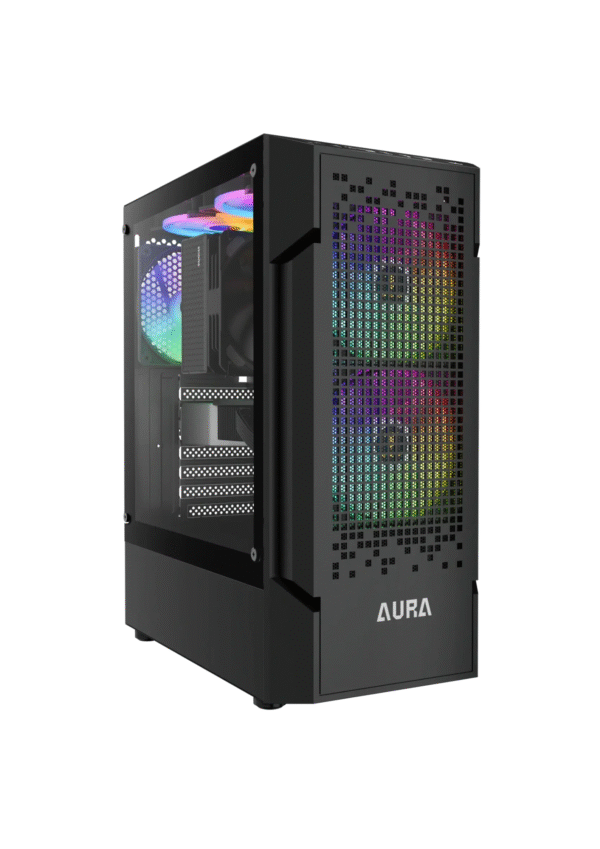 Gamdias Aura GC7 ARGB Mid Tower Black Gaming Case